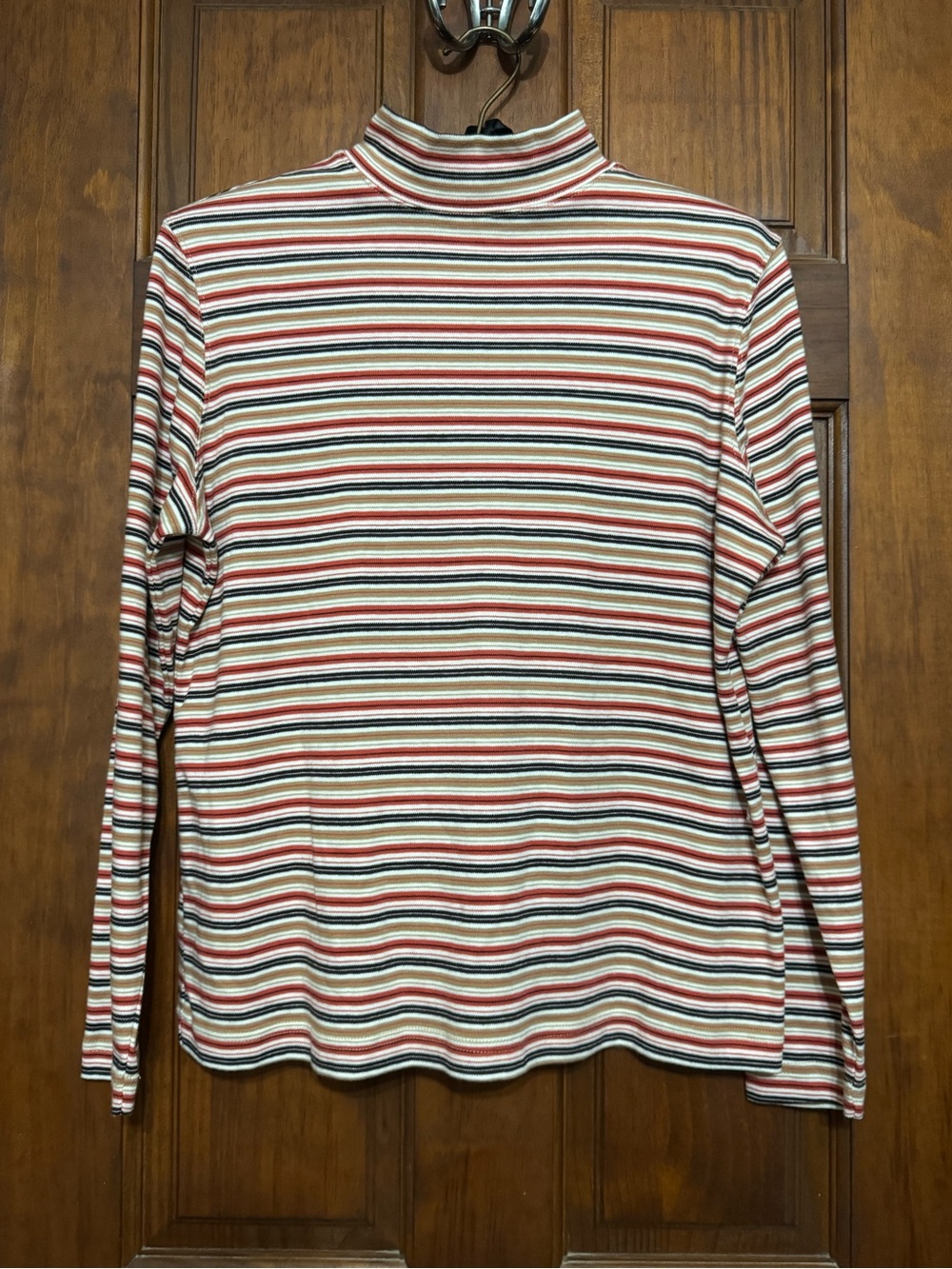 CAROLYN TAYLOR MOCK NECK BLOUSE SIZE SMALL